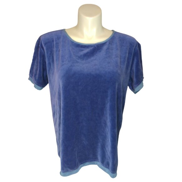 Women Purple Velour Top - Picture 1 of 1